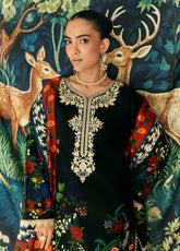 Nissa By Rajbari Floral Symphony Premium Embroidered Marina 3 Piece Unstitched Suit RB25NFS D-PM-11